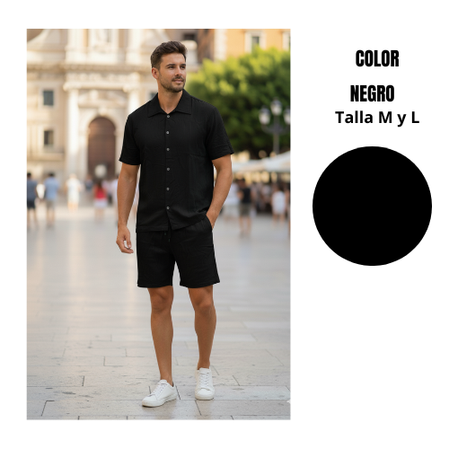 conjunto de tela lino